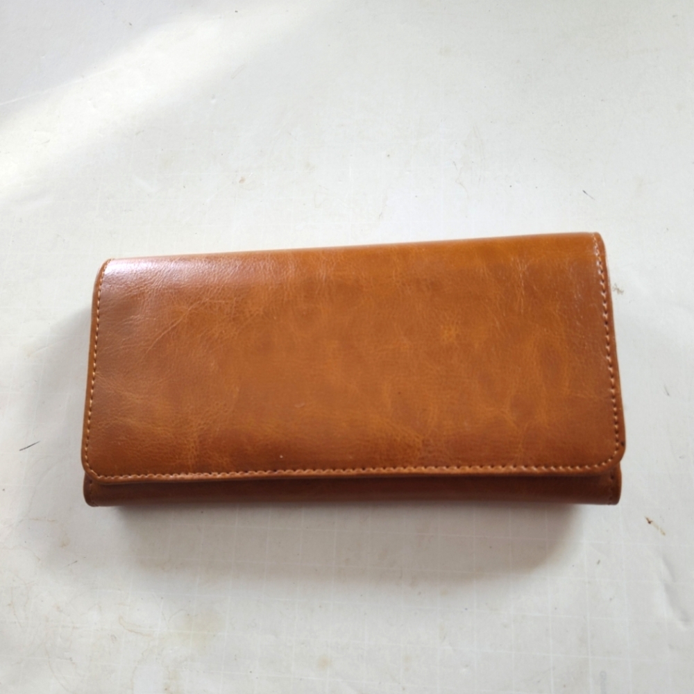 Women's Nina Rich Saddle Brown Wallet Nrw